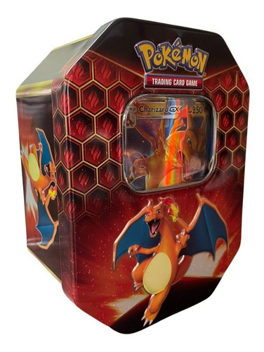 Pokemon Tin Charizard Destinos Ocultos Español Original 