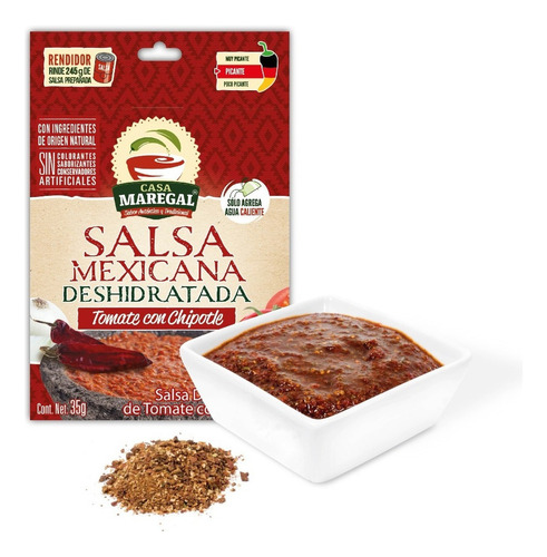 : Salsa Mexicana Deshidratada: Tomate & Chipotle