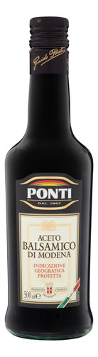 Vinagre balsâmico Ponti sem glúten 500 mL