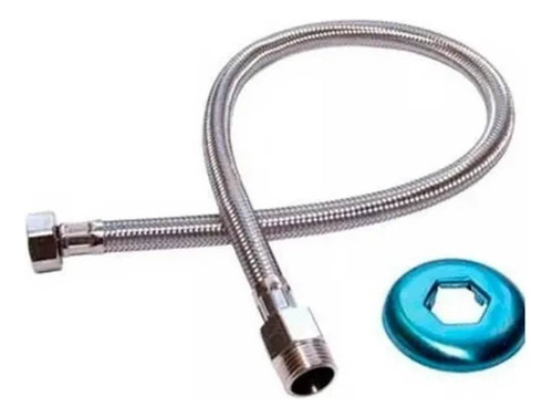 Engate Flexível 40 Cm X 1/2 Em Inox - Siena Metais