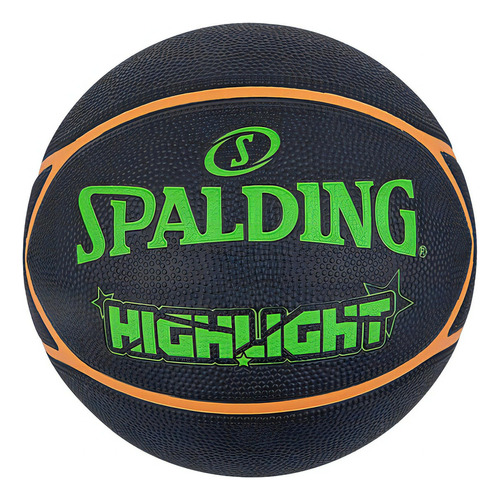 Balon Basquetball Spalding Highlight Verde/naranja Sz7 