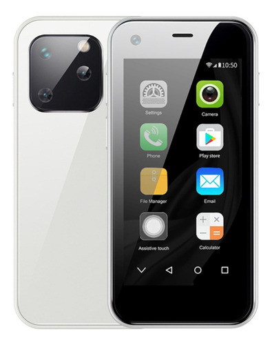 Fwefww Mini Teléfono Móvil Android Soyes Xs13, Cristal 3d, Doble Ta