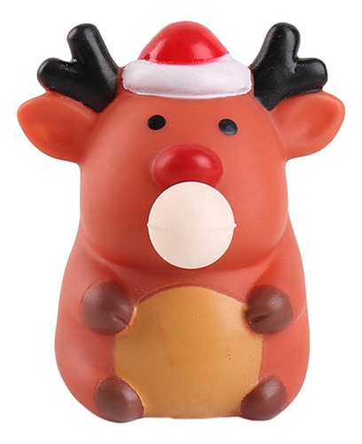 4 Navidad Escupir Burbuja Relajante Juguete Sensorial Alce