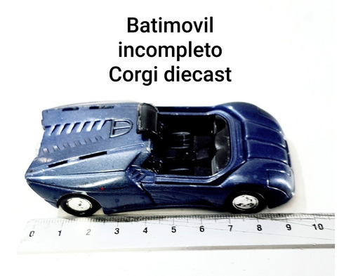 Batimóvil 2000 Bmbv2 Escala 1/43 De 9 Cm. Corgi, Incompleto.