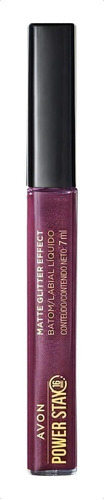 Batom Líquido Glitter Effect Marsala Radiante 7ml - Avon