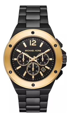 Reloj Michael Kors Mk8941 En Acero Negro Para Caballero 45mm