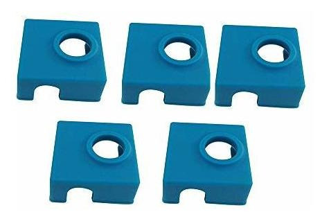 5x 3d Printer Bloque Calor Silicona Calcetin Mk7 Mk8 Mk9 Cr