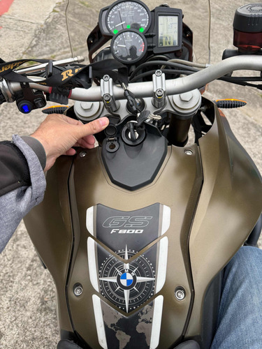 F800 Gs , Marrom , 2013 Com Baús Lateral E Baú Traseiro