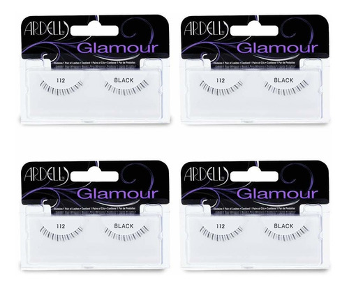 Ardell Pestañas Postizas Glamour Strip Lashes 112 Negro (pes