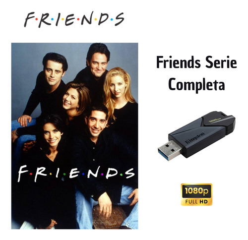 Serie Completa Friends 1080p Español-ingles Usb 128 Gb (Usado)