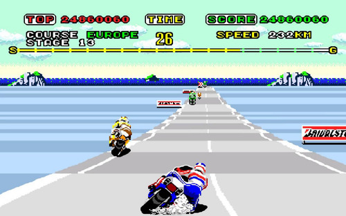 Cartucho Super Hang-on | 16 Bits Retro -mg-