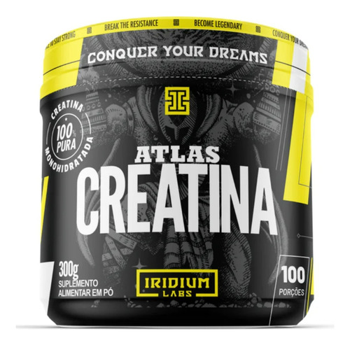 Atlas Creatina Pura - 300g Sem Sabor