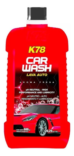 Car Wash Shampoo Lava Autos K78 Ph Neutro - Allshine