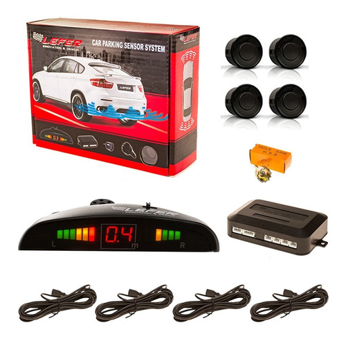 Imagen 1 de 10 de Sensor De Estacionamiento * Colores Con Display Y Sonido