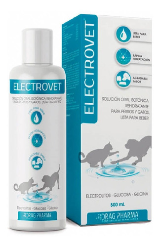 Electrovet Hidratante Para Perros Y Gatos 500 Ml