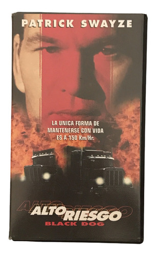 Vhs Original Alto Riesgo Black Dog Patrick Swayze Kevin Hook