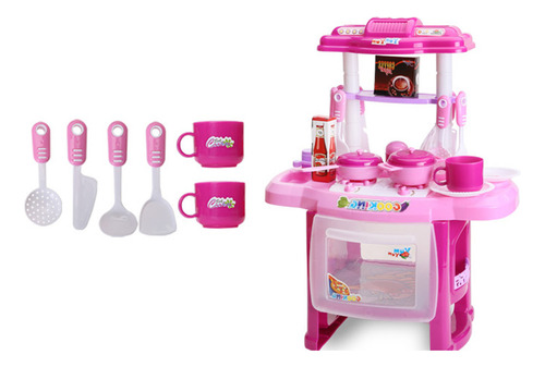Vajilla, Juguetes, Juegos Para Niños, Cocina Con Luz Y Músic