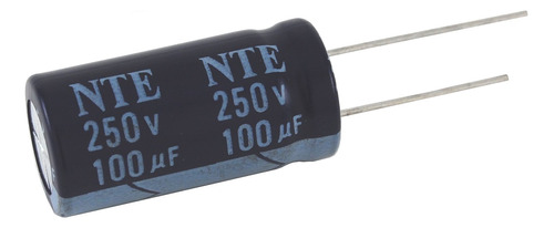 Nte Electronics Series Vht100m25vht Condensador Electroltico