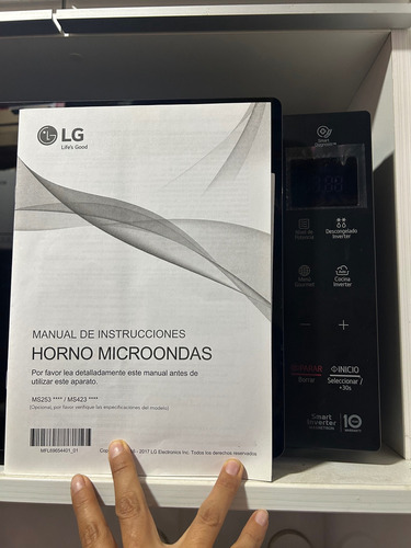 Horno Microondas LG 25 Litros Neochef - Ms2536gis (Usado)