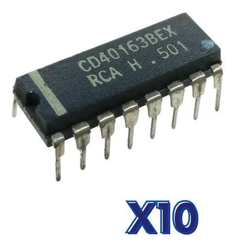  Kit 10 Cmos  Cd40163bex O Cd40163