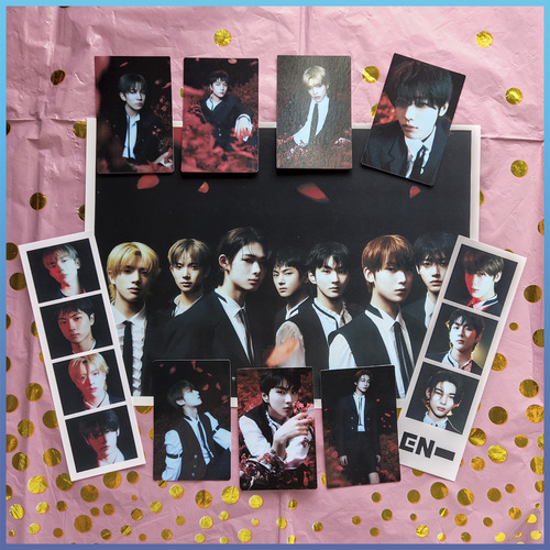 Combo Enhypen: Dark Blood New Ver(photocards, Poster, K-pop)