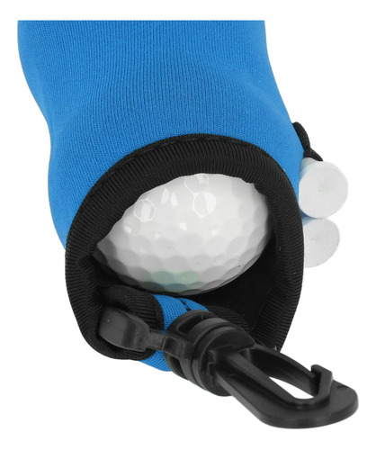 Estuche De Neopreno Para Llevar Pelotas Y Soporte Tee, Azul