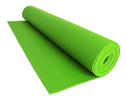 Cholchoneta Mat Manta Yoga 4 Mm Gym Pvc Verde Gym Entrenar