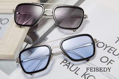 Feisedylentes Sol Tonystark Spiderman Avengers Infinity War Armazón Gris Diseño Ocean