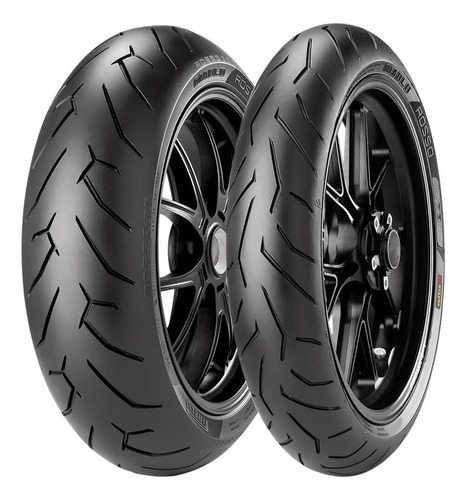 Par Pneu Moto Diant 120/70-17 Tras 160/60-17 Diablo Nc 750x