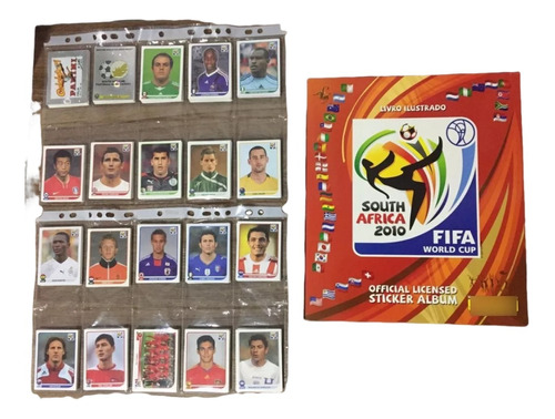 Álbum De Figurinhas Copa Mundo 2010 Completo - Para Colar #l