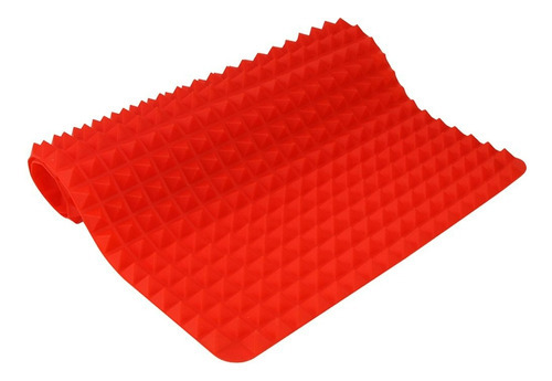 Tapete Silicone Esteira Culinário Para Forno Vermelho Wincy