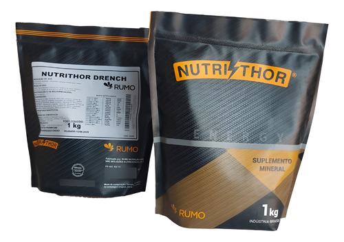 2 Nutrithor Drench Suplemento Mineral Pós-parto Vacas 1kg