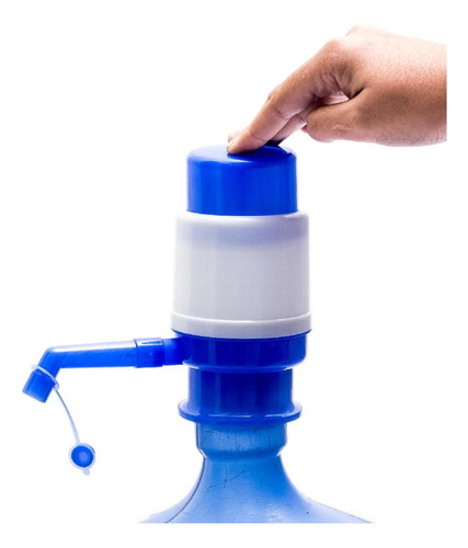 Bebedouro Bomba Garrafão De Galão De Água Manual Azul