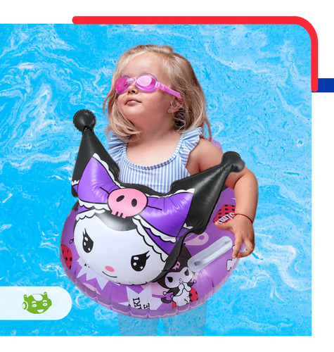 2 Pack Flotador Salvavidas Para Bebé Playa Inflable Alberca