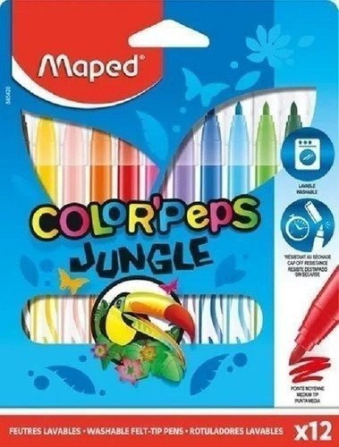 Marcadores X12 Jungle Maped 845420