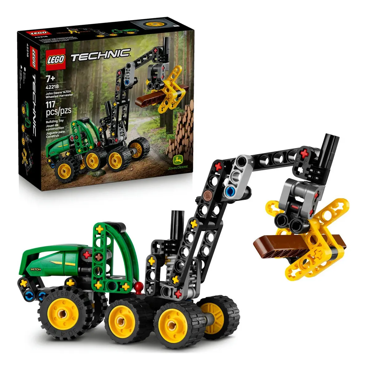 Colheitadeira de rodas Lego® Technic John Deere 1470h 42218