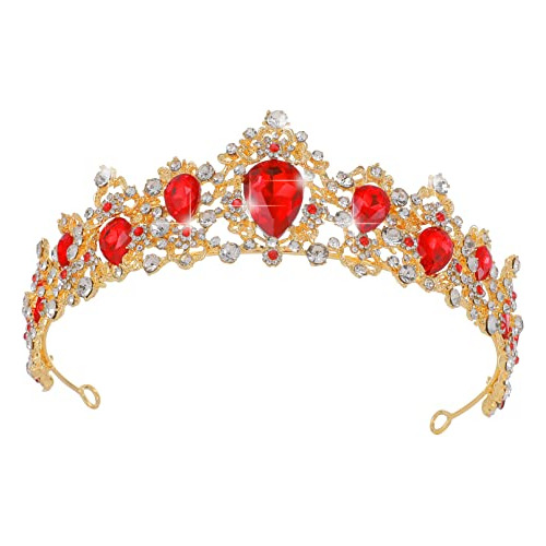 Corona De Tiaras Kamirola Para Mujer, Rhinestone Queen Crown