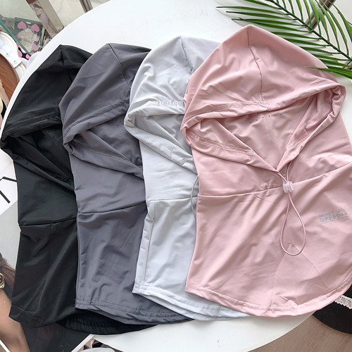 Máscara De Sol Ajustable Summer Ice Silk, 4 Unidades
