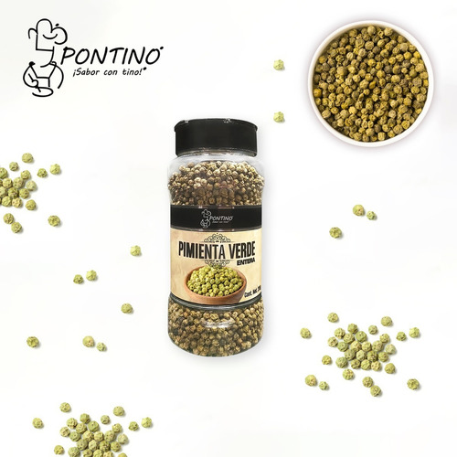Pontino Pimienta Verde 205 Gramos 2 Piezas
