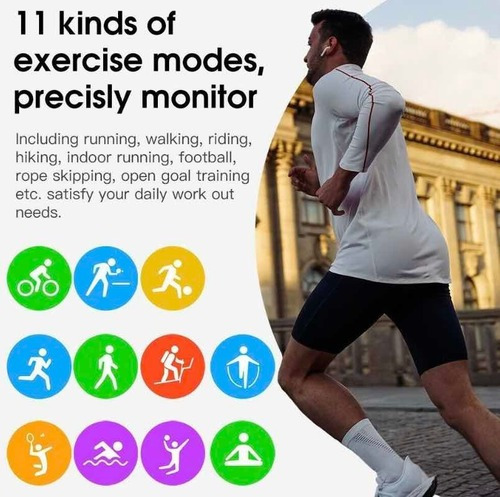 Imagem 4 de 5 de Relógio Smartwatch Lemfo S20 44mm Original Dourado