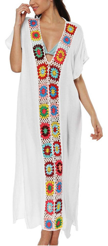 Mujer Kaftan Vestido De Playa De Baño Camisola Cubre Bikini