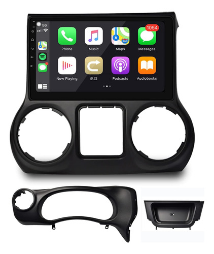 Radio Android Jeep Wrangler 2010 - 2018 Carplay Oled Gold