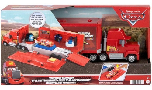 Cars - Set De Mack Transformable - 33 Cm Largo - Mattel -