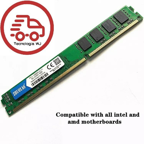 Memória Ram Snoamoo Ddr3 8g 2x4g 1600 Computador Do Desktop (Usado)