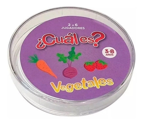 Cuál Es? Juego De Mesa Didactico Infantil Niño Frutas