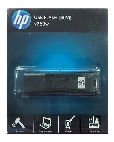 Imagen 4 de 7 de Pendrive Hp 2gb Usb Flash Drive 2.0 V250w Pack 2 Unidades