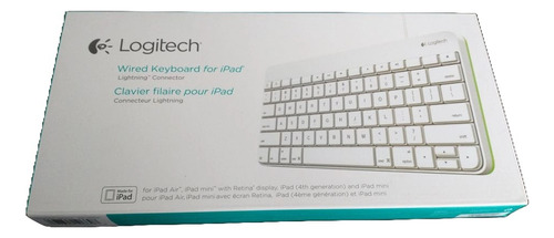 Logitech Teclado Con Cable Connector Lightning Apple iPad