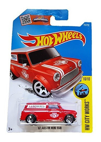 Hot Wheels 2016 Hw City Works '67 Austin Mini Van 175/250,