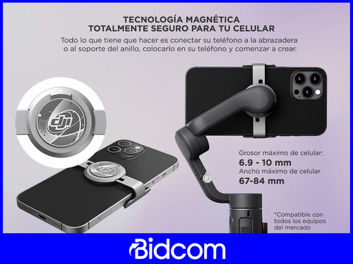 Imagen 6 de 10 de Estabilizador Dji Osmo Mobile 6 Trípode Fotos Y Videos Usb C