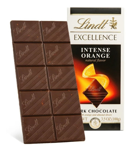 Chocolate Lindt Excellence Intense Orange Dark Chocolate